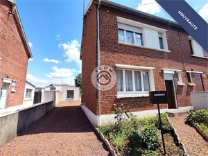 maison de ville à la vente -   59620  AULNOYE AYMERIES, surface 65 m2 vente maison de ville - UBI479284853